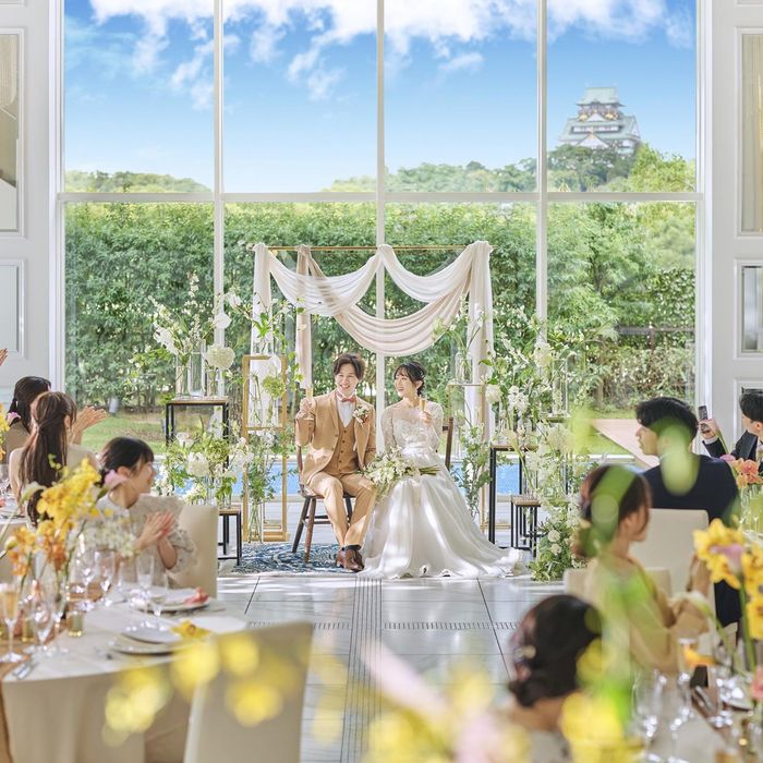 【年度末BIGフェスタ】9万ギフト*3面ガラス張り＆緑溢れる挙式