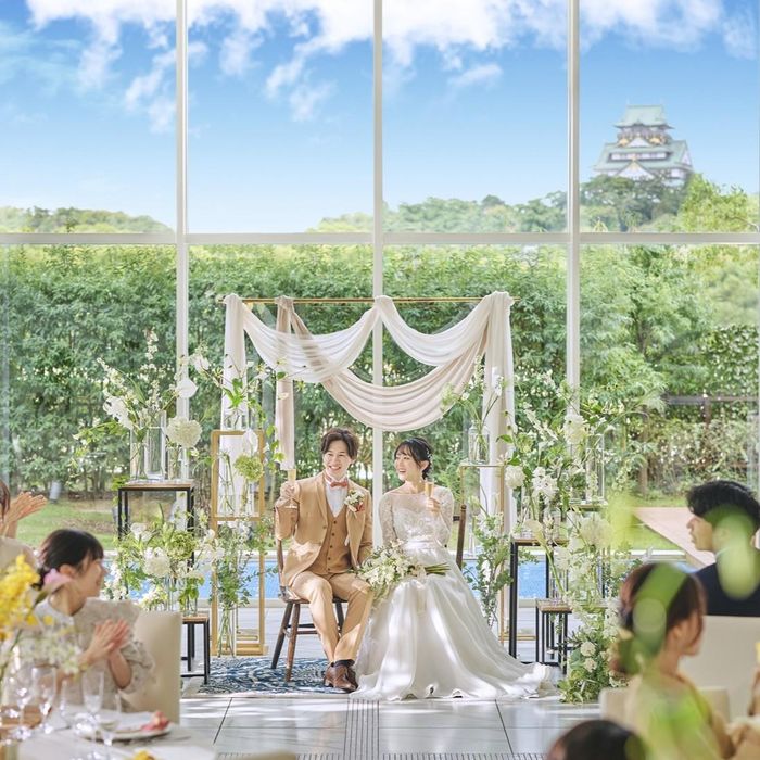 【150万特典＆9万ギフト】駅近*緑溢れるナチュラル挙式体験