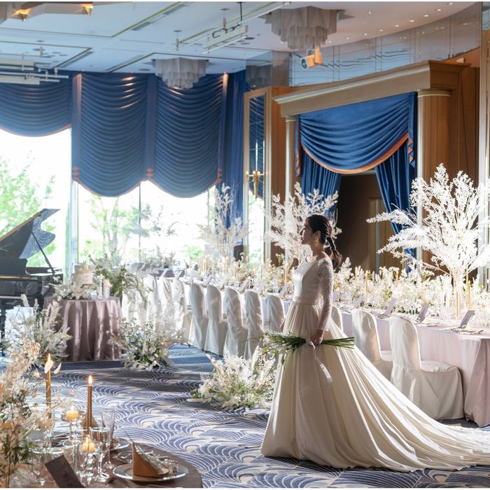 残▲土曜日AM来館限定*披露宴直前の会場見学*フルセットコーディネート体感&豪華試食会*【豪華25大特典&5千円GIFT券付】