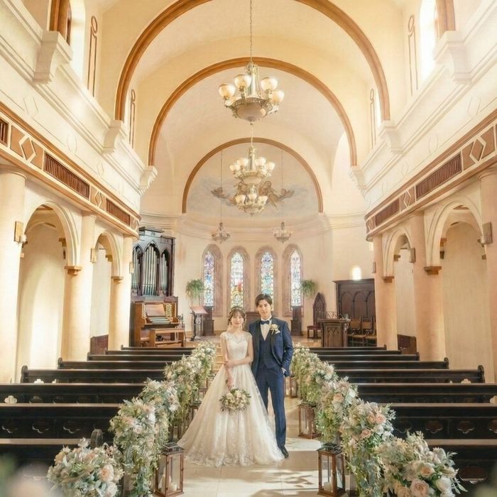 GW限定165万【天井高12m大聖堂】来館5.5万×感動挙式×豪華試食