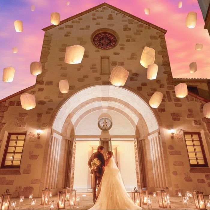 【夜の大聖堂×幻想キャンドル】ナイトウェディング体験