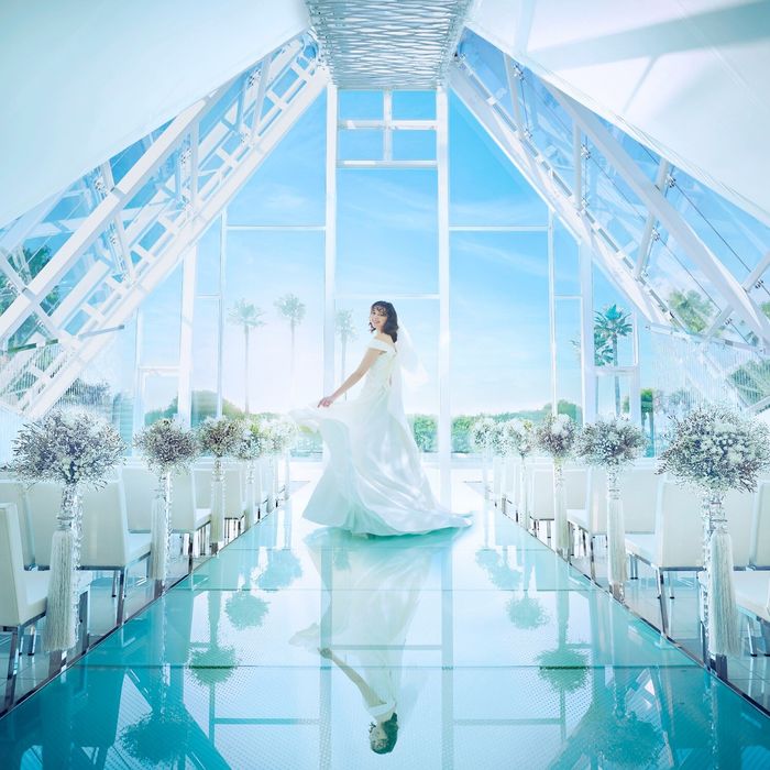 満席間近【来館7万＆140万特典】新作ドレス×リゾート花嫁体験！海が見える水のチャペル＆天然木で造られた森のチャペルで挙式体験×ゲストからも大好評！黒毛和牛を含む絶品4万円相当試食会付き