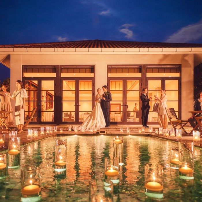 ＼来館6万＆150万特典／絶景チャペル×貸切リゾート×贅沢試食