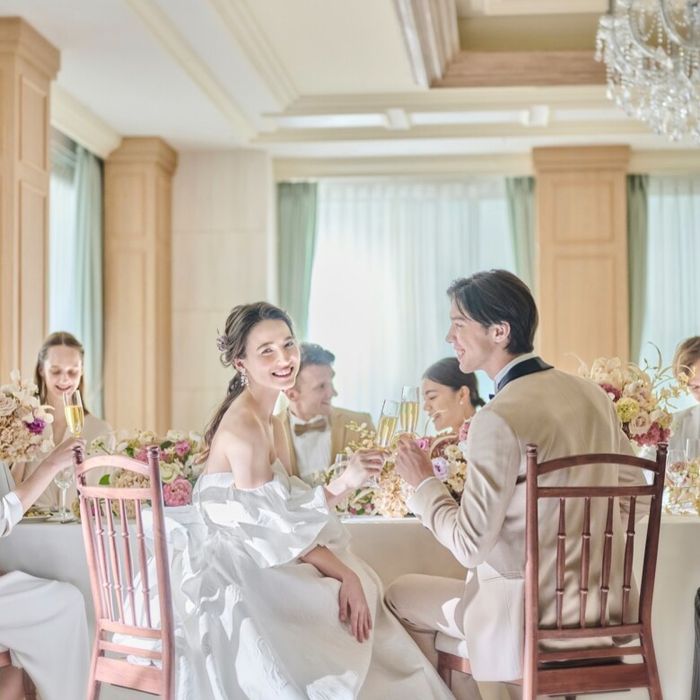 【少人数・家族婚向け】感動挙式×豪華4万試食◎料理ランクUP