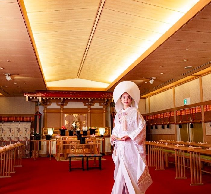 【和婚をお考えの方へ】本格的な神殿見学×和装試着×絶品試食