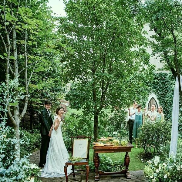 残▲祝日SP【150万特典＆衣裳3着付】表参道の緑に包まれる貸切邸宅