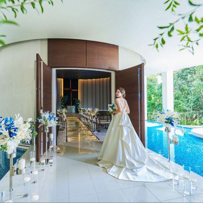 【HOT SUMMER★BRIDAL WEEK】
ドレス×水上チャペル×4万円相当の美食体験