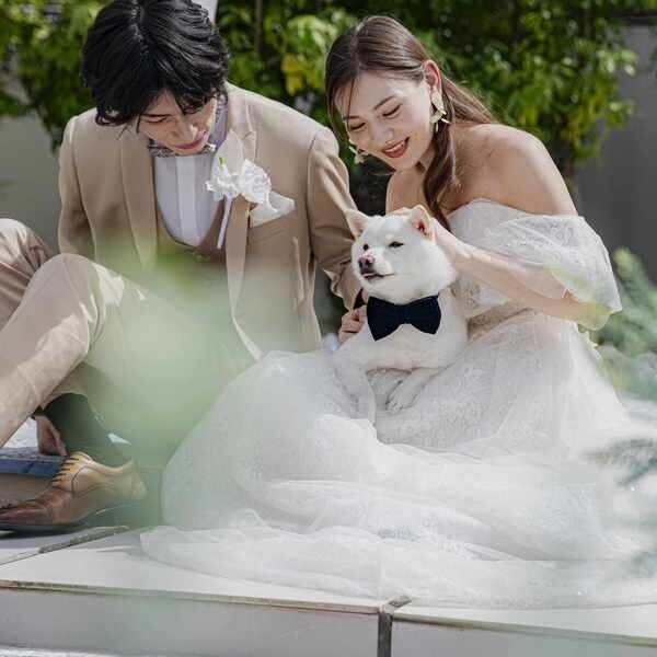 開放的なガーデンで叶うペットウェディング相談★特別プラン誕生