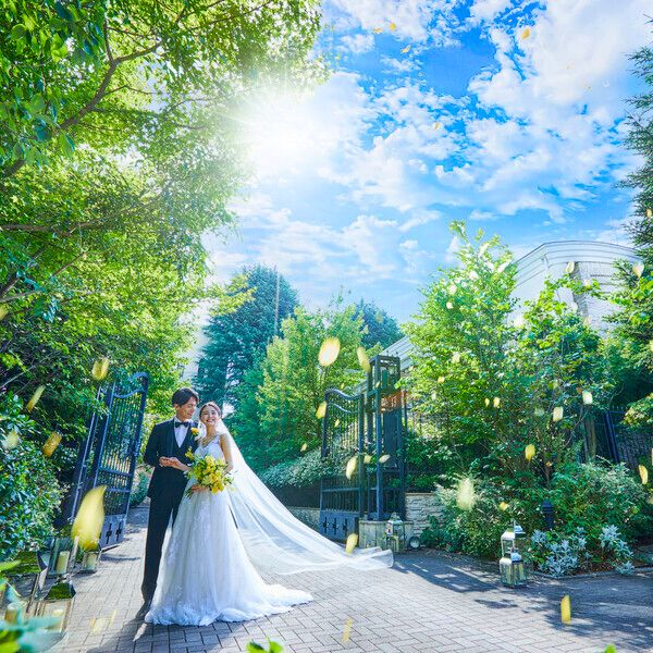 【迷ったらコチラ】■当館人気No1!■ 8大特典150万|緑包まれる挙式体験&絶品試食