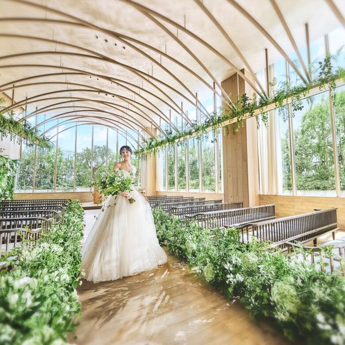 残▲祝日BIG≪ウェディングニュース限定！150万優待≫緑と光の貸切空間×オリジナルW体験×三ツ星シェフ4万試食