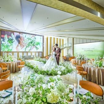 ☆美しい青空チャペル☆プレ花体験&無料試食&360°映像演出