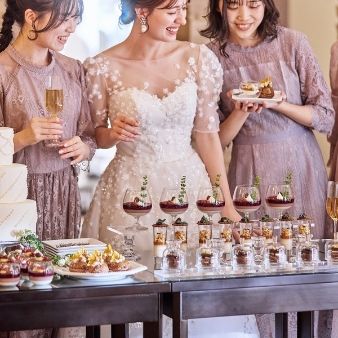 【特製スイーツ贅沢試食】挙式体験&美景◎みなとみらいで大人婚