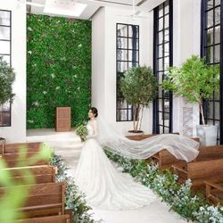 【春のBIGフェア】緑溢れるチャペル×挙式料0円×3万円試食