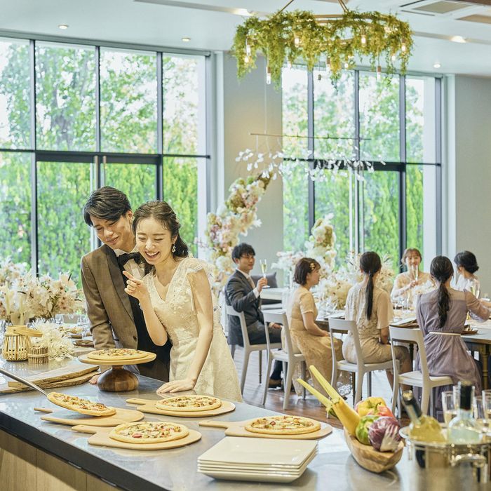 【連休BIG*25大特典】光と水の挙式体験×新作ドレス