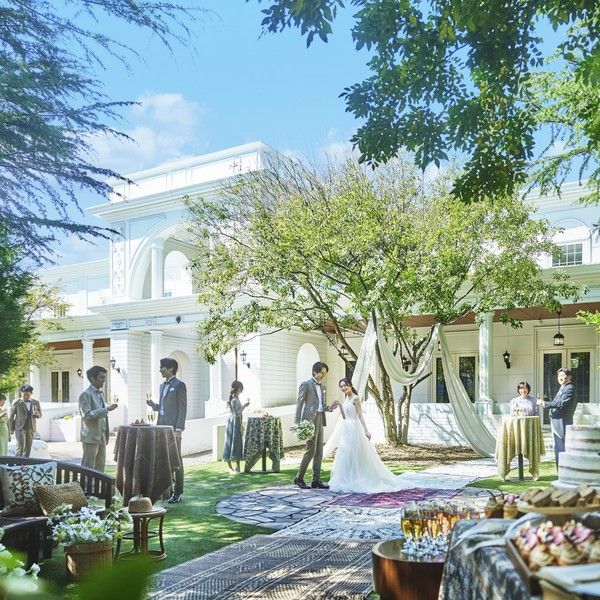 WN限定【160万優待×2万Gift】緑溢れる木漏れ日チャペル×5万コース試食×ガーデン付き貸切邸宅ツアー
