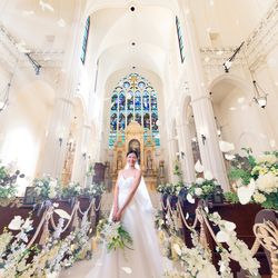 【限定BIG】写真で一目惚れ!圧巻大聖堂×試食♪憧れ花嫁体験