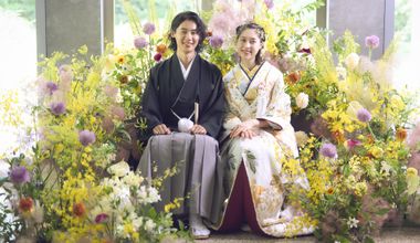 【27年3~5月】200坪の庭園を貸切*大人気!桜舞う神社で行う春婚プラン<40名269万→225万>