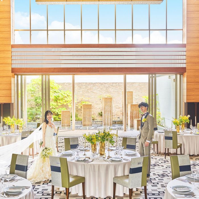 GW特典付\MAX180万/1日1組貸切W*九州最大級チャペル×洗練された美会場*黒毛和牛3万試食!骨格診断&お似合いドレス提案も!