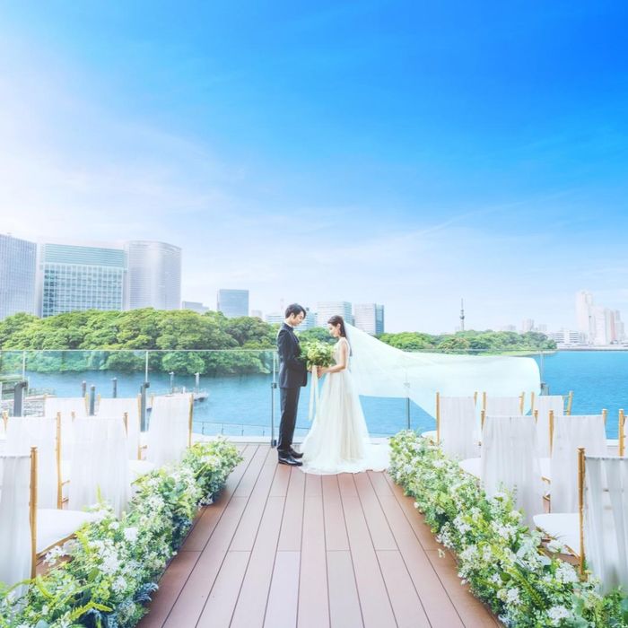 <5大特典付>東京湾一望*絶景テラス体験×黒毛和牛コース試食付