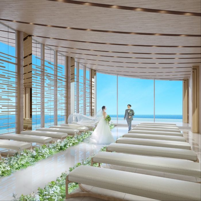 残▲\年内LAST★最大150万優待/海×光煌めく感動挙式*新作ドレス×最新演出*5万GIFT付