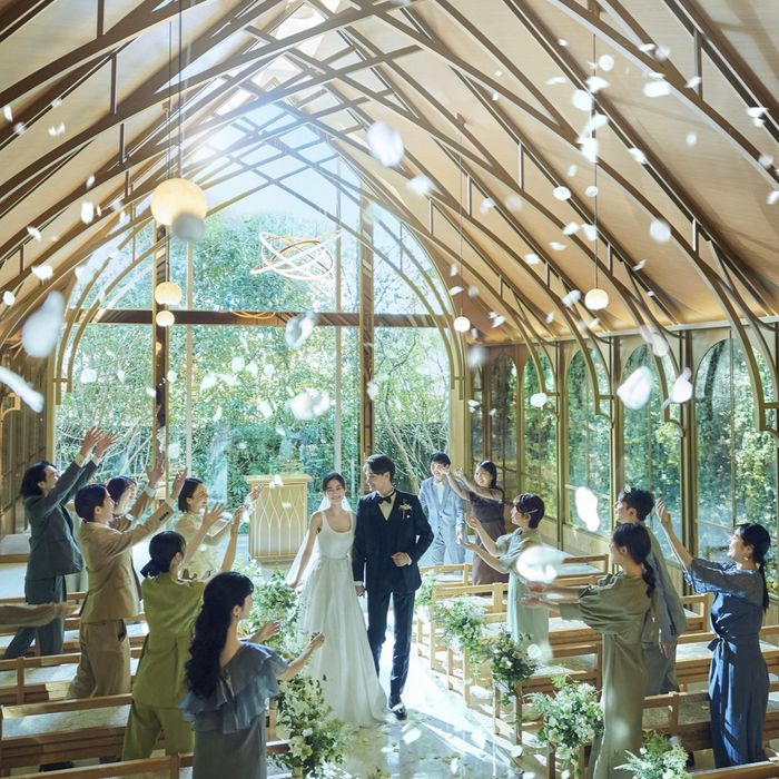【新チャペル誕生】挙式&貸切邸宅ALL体験×国産牛&オマール試食