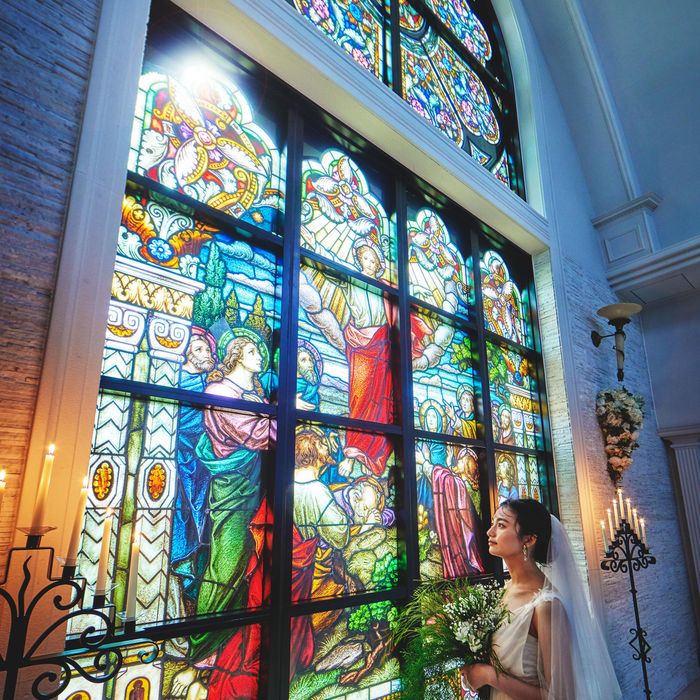 GW特別フェア|ステンドグラス輝く大聖堂×王道W*130万円特典&豪華試食