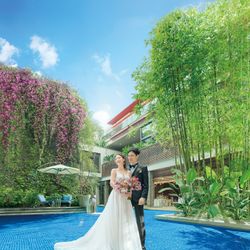【平日一番人気♪20大特典】緑溢れる挙式体験×豪華婚礼試食