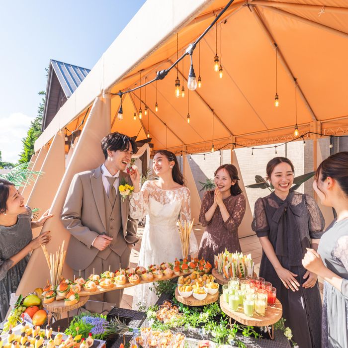 《5大特典アリ★》チャペル見学×試食×パーティー演出体験
