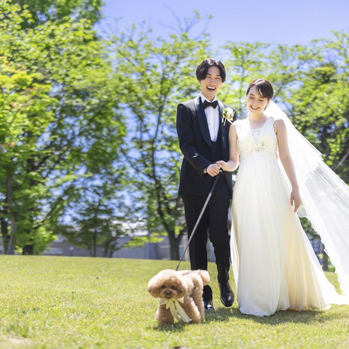 《ワンちゃんと一緒の結婚式》1日1組だから叶う!ペット婚相談会