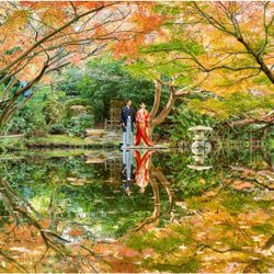 【1万坪の日本庭園】本格神殿・庭見え会場見学×『絶景ビュッフェ』ご招待&フェア成約特典付