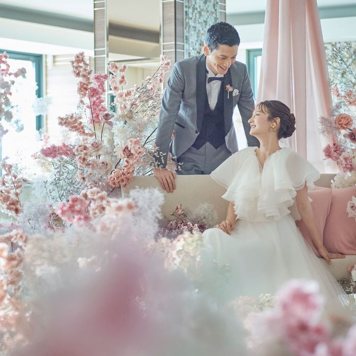 初見学におすすめ◎卒花人気No.1★ドレス70万特典&花嫁体験試着&美食