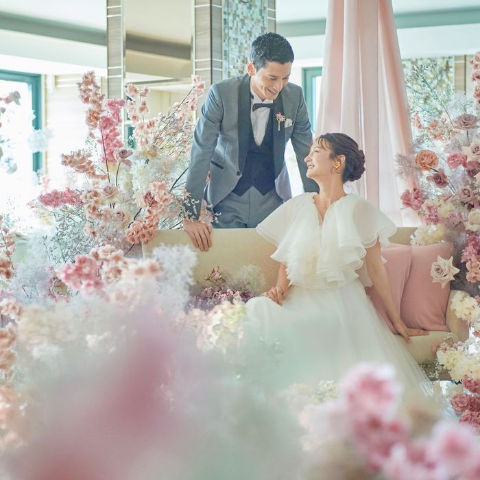初見学におすすめ◎卒花人気No.1★ドレス70万特典&花嫁体験試着&美食