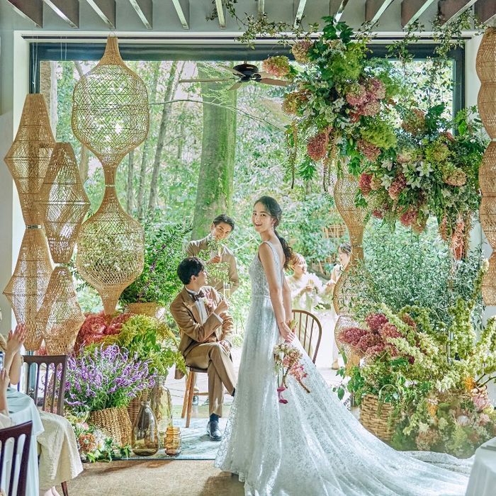 ★WeddingNews限定\卒花人気No.1★ALL花嫁体験/衣装&装花コーディネート重視のおしゃれな式をしたい方へ◎憧れガーデン体験BIGフェア【1件目来館で豪華特典6万ギフト&150万特典】