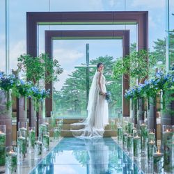 \1件目来館特典/四季が彩る美しいガラスのバージンロード*光と風に包まれる2つの独立型チャペル見学&無料試食会【お見積り相談*当日成約特典も】