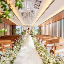 《150万特典》絶景ビュー×三ツ星試食*洗練チャペル×貸切W