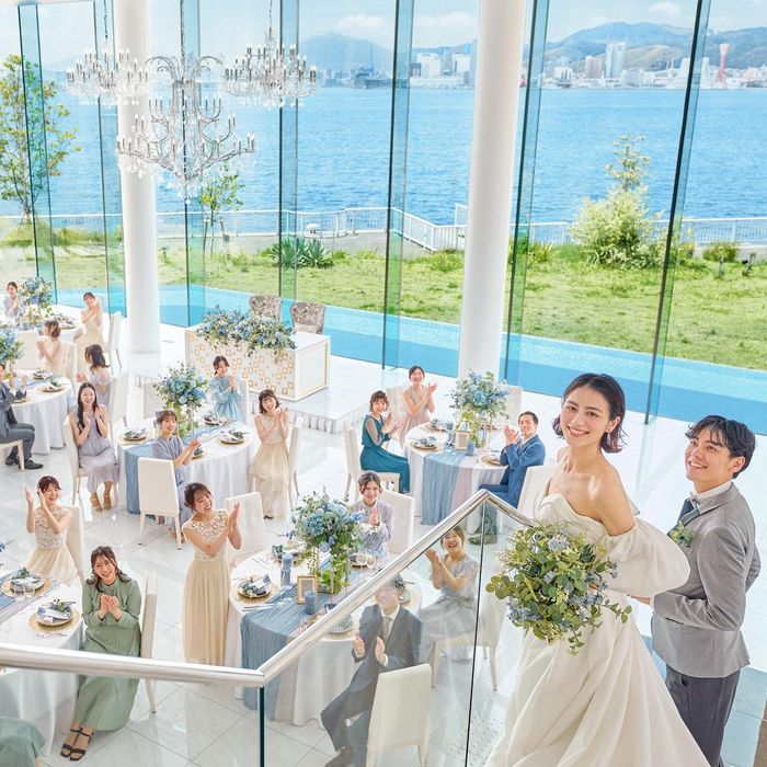 \土曜限定2組/空と海の絶景挙式*4万コース試食★150万特典