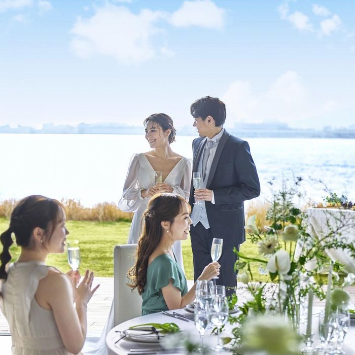 【少人数婚】2名~OK!上質空間×神戸絶景でおもてなし×試食