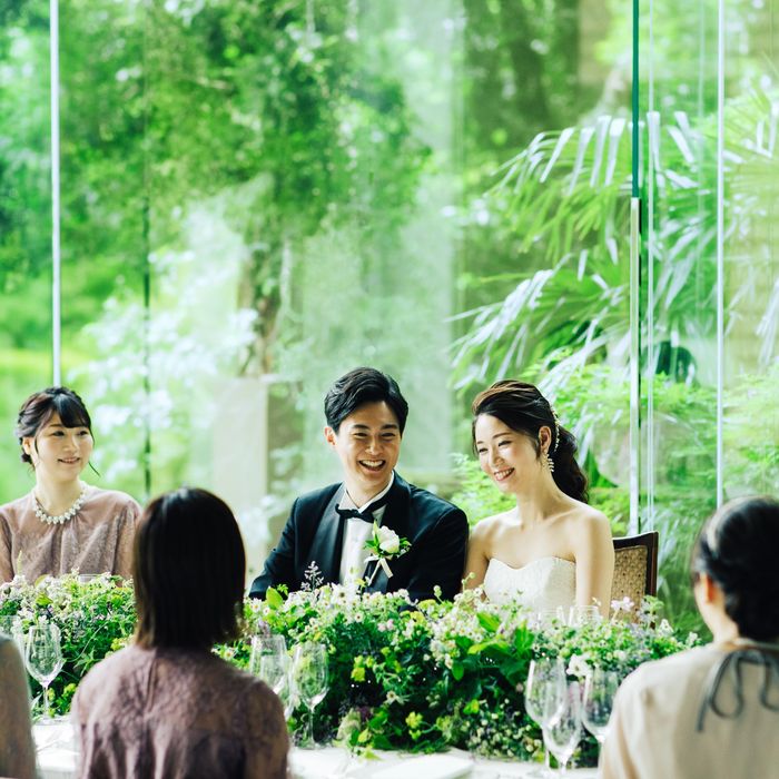 【少人数会場リニューアル特典付!】挙式+会食+写真3SETプラン◇豪華4品試食+アフタヌーンティー試食付