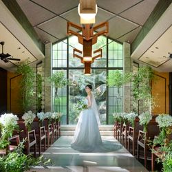 【お盆最終】憧れ独立型チャペルで花嫁体験|贅沢1.8万円試食×ドレス見学付