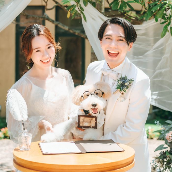 \愛犬と参加◎/挙式〜披露宴までずっと一緒★ペット婚相談会