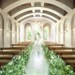 【豪華特典付】リニューアルチャペルで憧れ挙式体験*ドレス優待