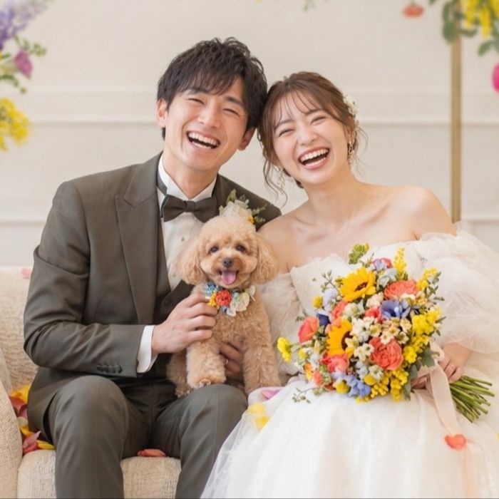 ペット婚応援🐶貸切W体験♪【ペットと前撮り×専属シッター付】一緒に来館OK◎