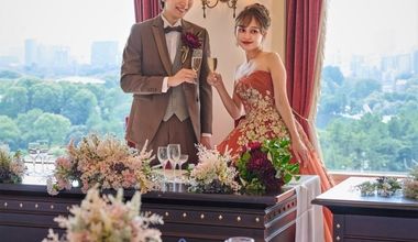 2027年10~11月挙式◆憧れのウェディグ♪早割り秋婚プラン/ウェディングケーキプレゼント!【60名189万円】