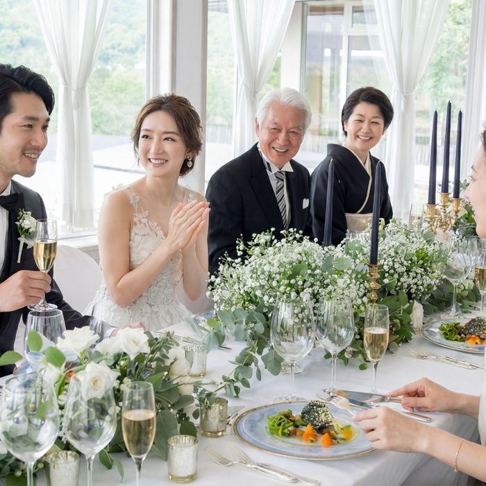組数限定【家族&少人数婚◆10名41万円】専用会場見学&伝統メニュー試食会&会食限定プラン
