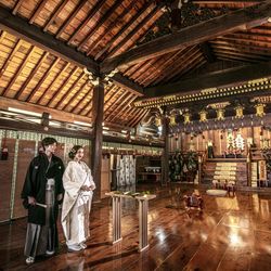 【憧れ和婚を体験】千年の歴史に誓う本格神前式×庭園×絶品試食