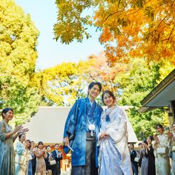 【秋の乃木BIG】緑豊かな乃木の杜で誓う~本格神前式×美食体験
