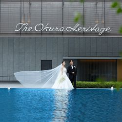 【2組様限定】最上階ラウンジで味わうオークラ牛ハーフコース×豪華2つチャペル&コーディネート会場見学