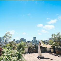 残席2組様*【東京都口コミ1位受賞】話題の美食3万円コース無料試食×表参道一望テラスを貸切★ドレス特典付き