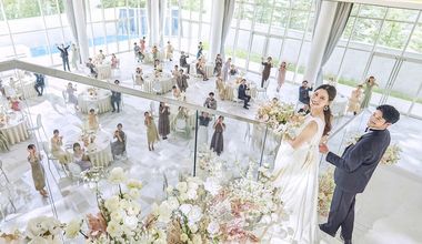 《2026年9月迄来館限定*》決め手はチャペル◎好評の挙式料が0円*憧れ叶う2ブランドの最旬ドレス2点全額無料♪