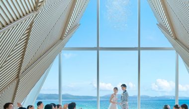 【マタニティプラン】沖縄でも快適!美ら海を望むチャペル挙式+フォト付